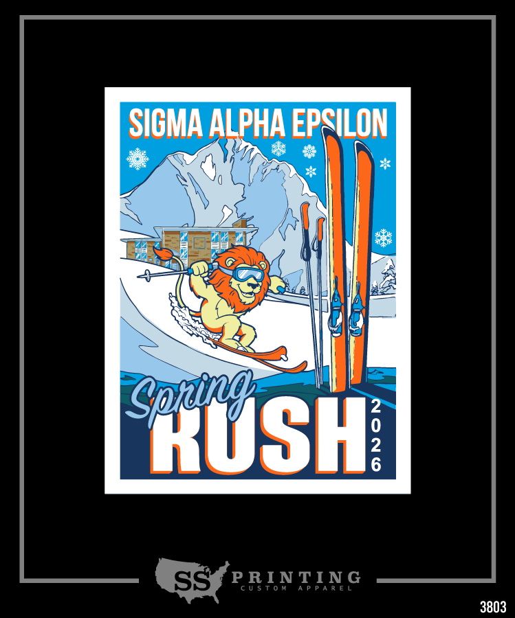 Spring Cartoon Lion Ski Rush