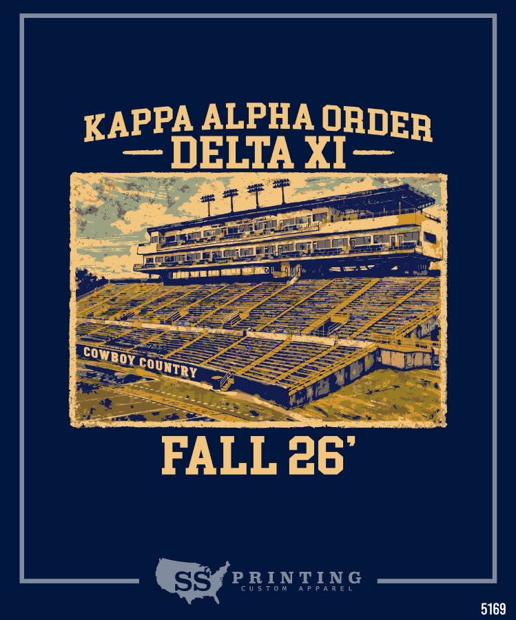 Vintage Fall Gameday Stadium