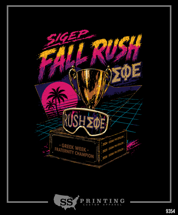 Retro Neon Trophy Rush